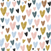 Hearts Kids & Nursery Blackout Curtains - Heart Beats