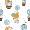 Hot Balloons Kids & Nursery Blackout Curtains - Wish Upon Stars