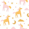 Unicorn Kids & Nursery Blackout Curtains - Glitz and Horns