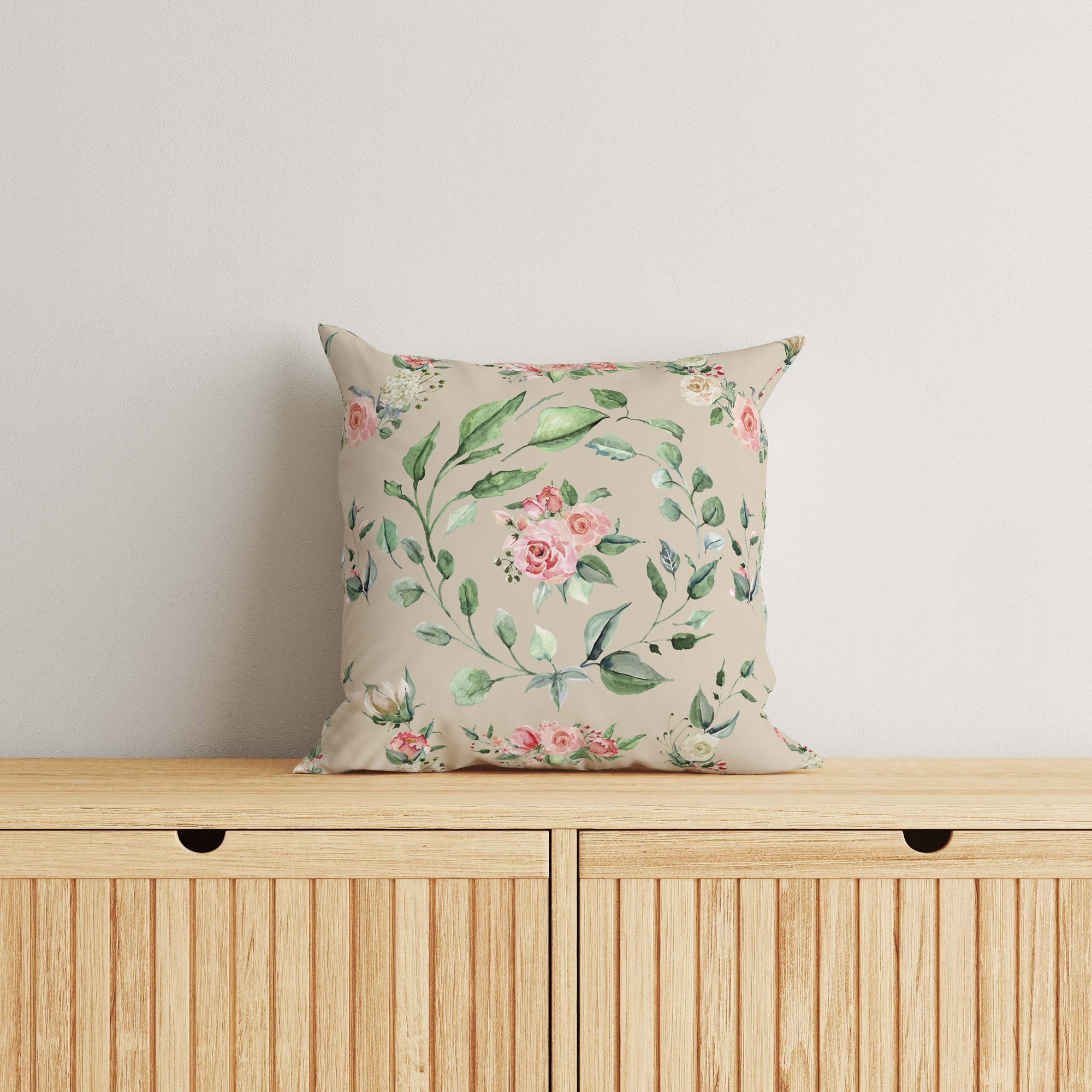 Floral Kids & Nursery Throw Pillow - Be-leaf In Magic