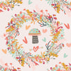 Floral Kids & Nursery Blackout Curtains - Wreaths in Pink