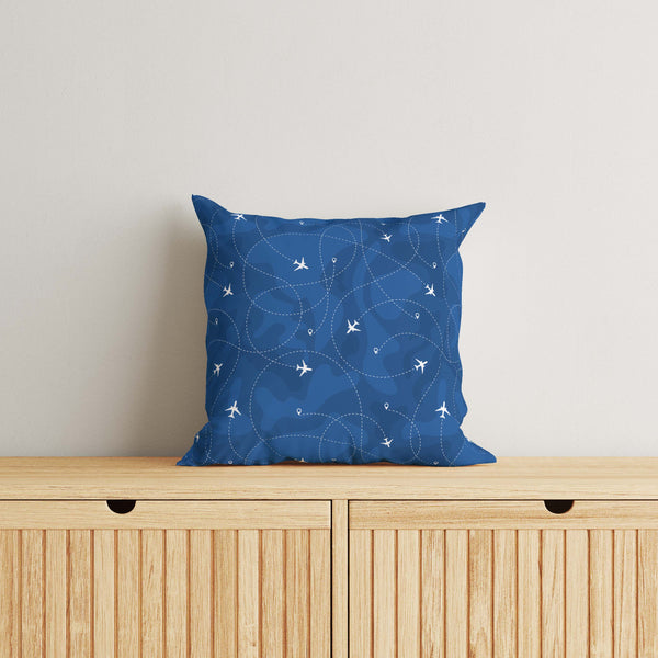 Airplane Kids & Nursery Throw Pillow - Jet-setter