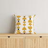 Kids & Nursery Throw Pillow - Mustard Arcs