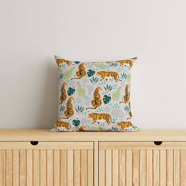 Tiger Kids & Nursery Throw Pillow - Tiger's Den