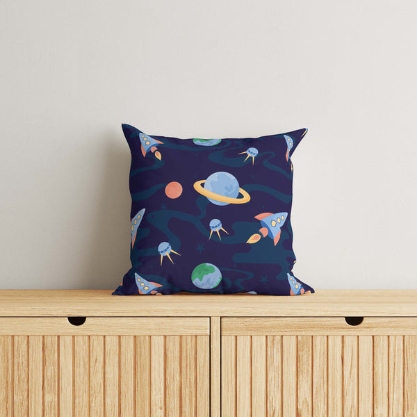 Space Kids & Nursery Throw Pillow - Light Years Away