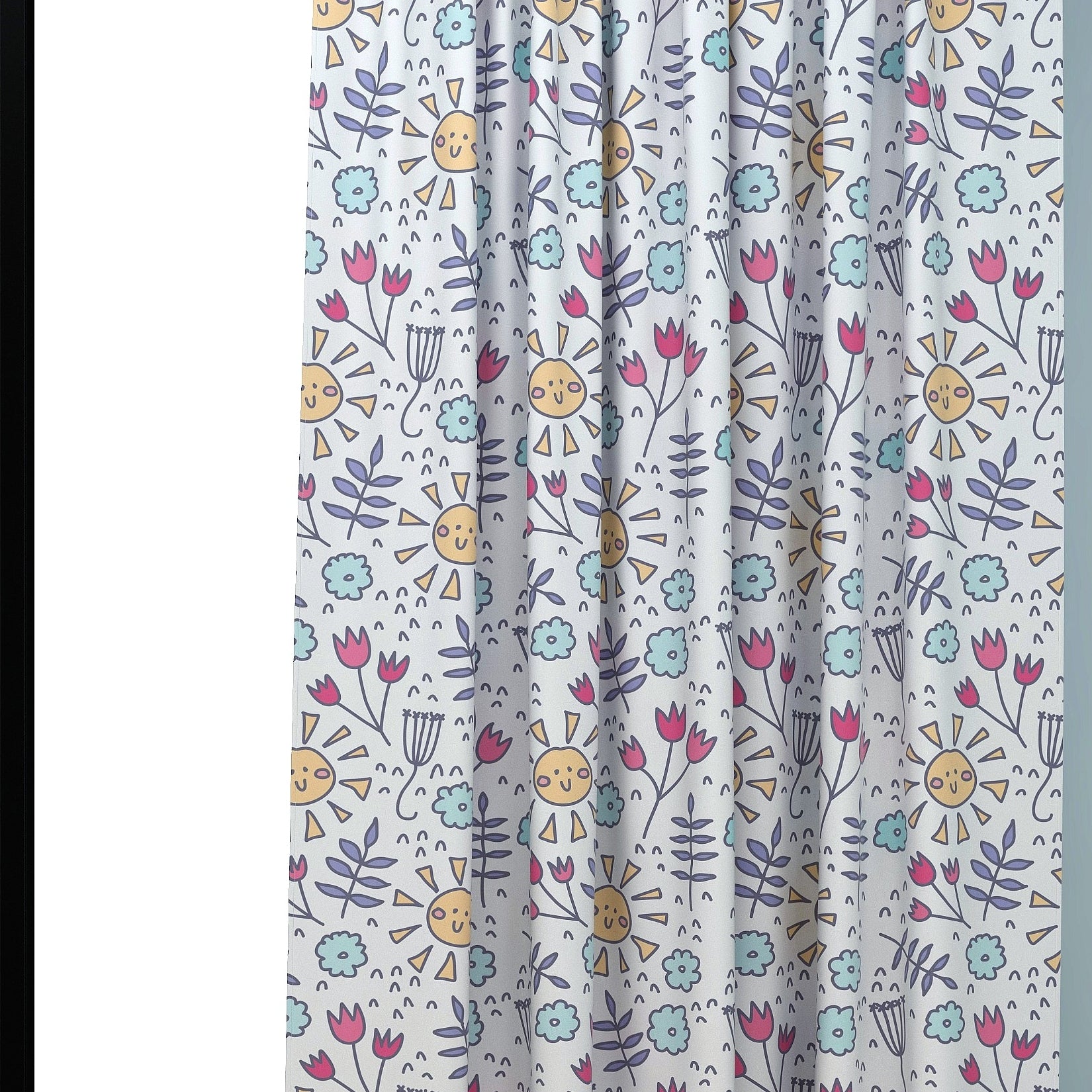 Floral Kids & Nursery Blackout Curtains - Sunny Floras