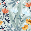 Floral Kids & Nursery Blackout Curtains - Floral Strokes