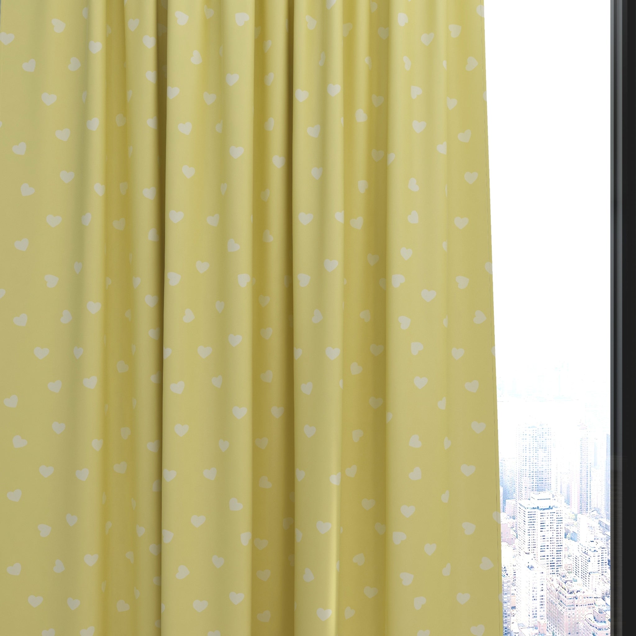 Hearts Kids & Nursery Blackout Curtains - Youthful Hearts