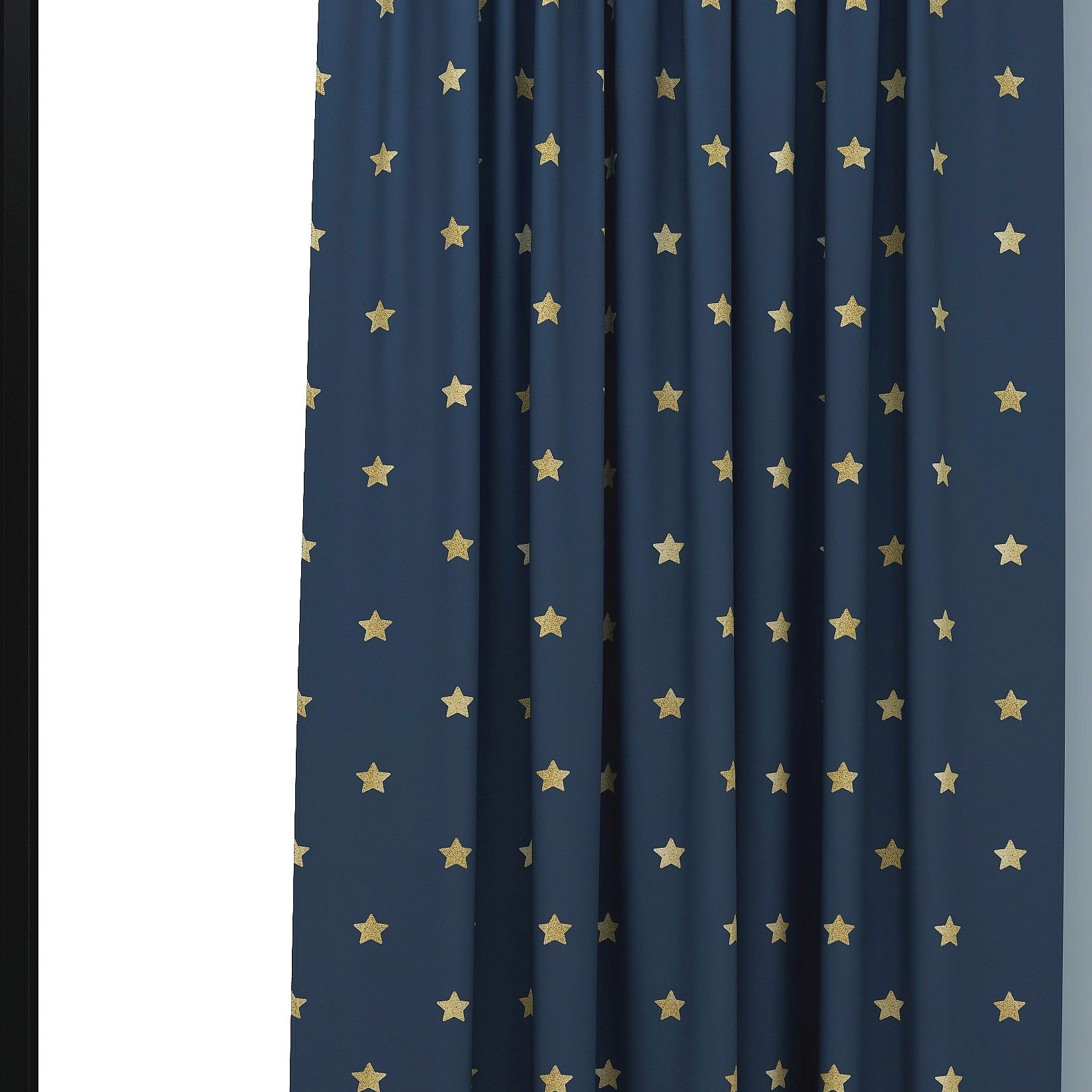 Stars Kids & Nursery Blackout Curtains - Golden Stars