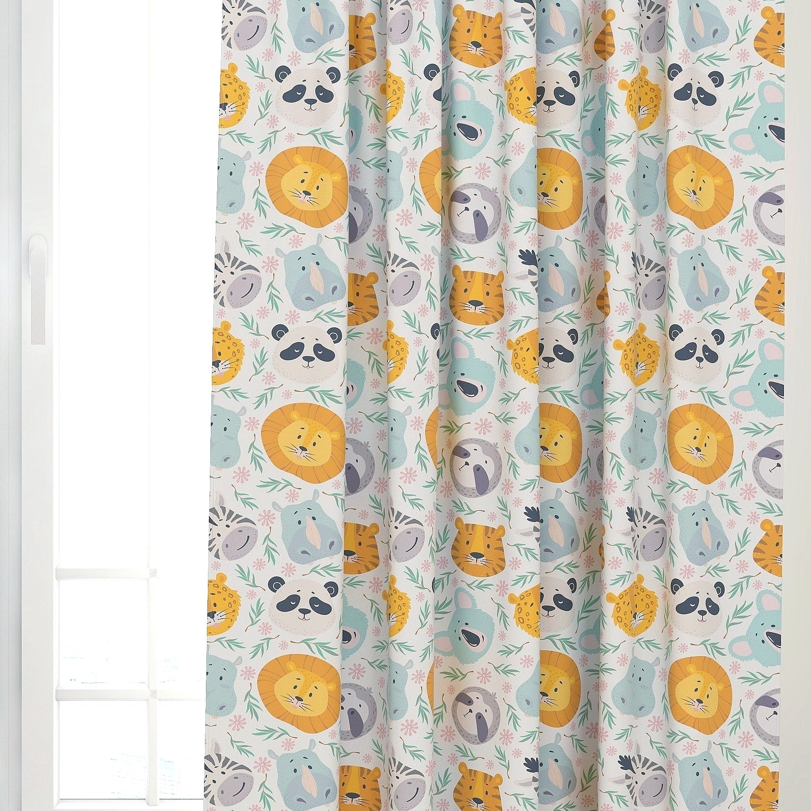 Animals Kids & Nursery Blackout Curtains - Bubbly Wildlife