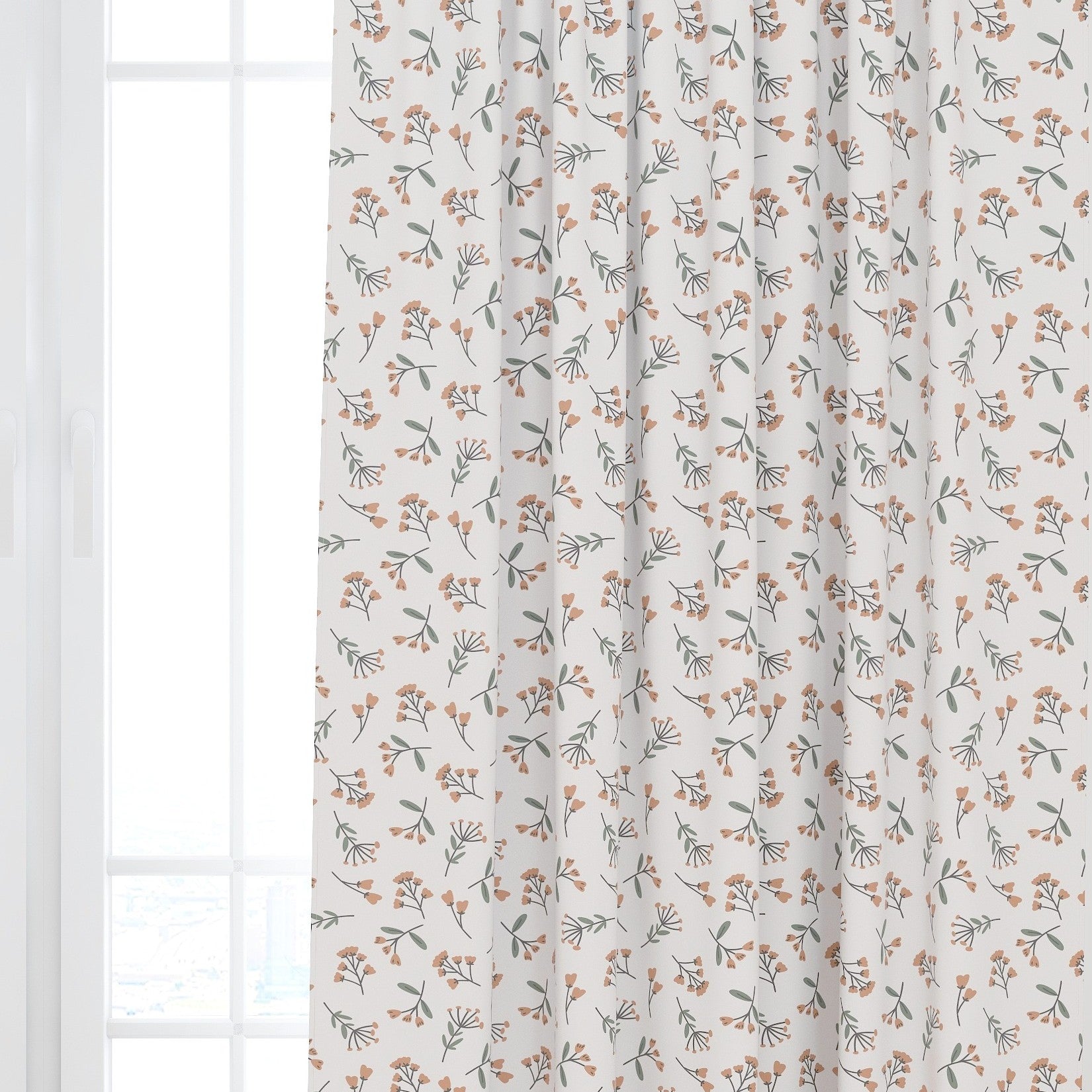 Floral Kids & Nursery Blackout Curtains - Bulby Blossoms