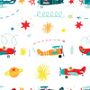 Airplane Kids & Nursery Blackout Curtains - Snuggly Landing