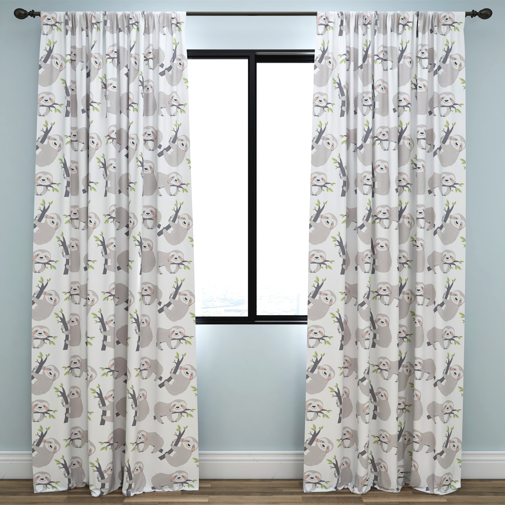 Sloth Kids & Nursery Blackout Curtains - Sleepyheads