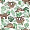 Sloth Kids & Nursery Blackout Curtains - Swing Around