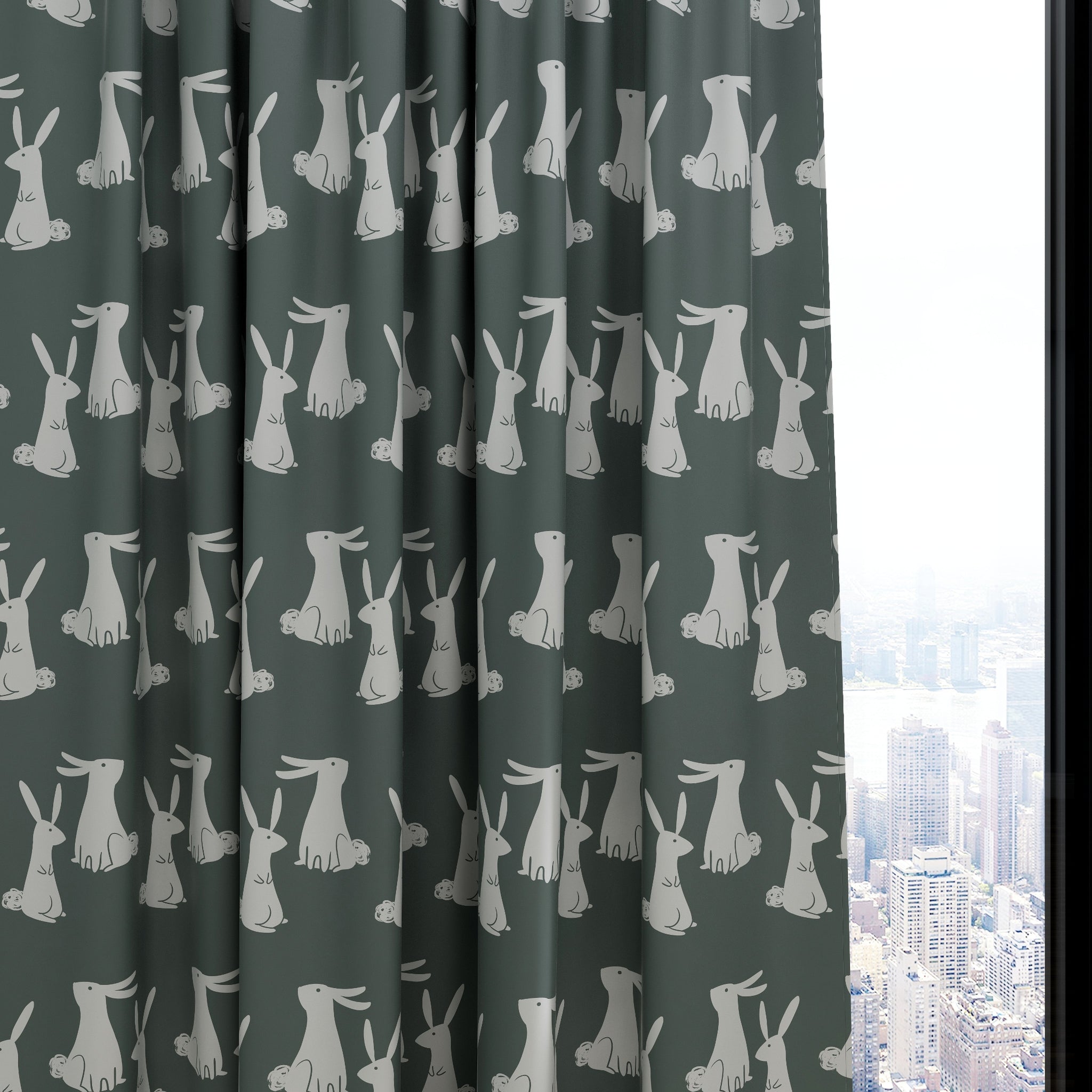 Bunny Kids & Nursery Blackout Curtains - Cottontails