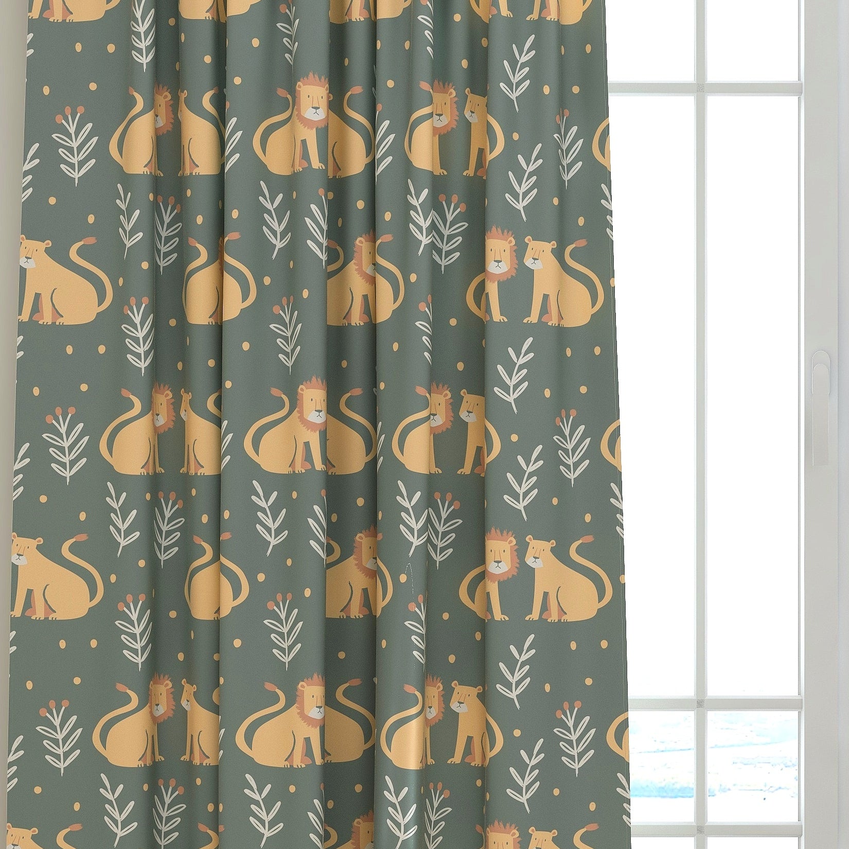 Kids & Nursery Blackout Curtains - Jungle Royalty