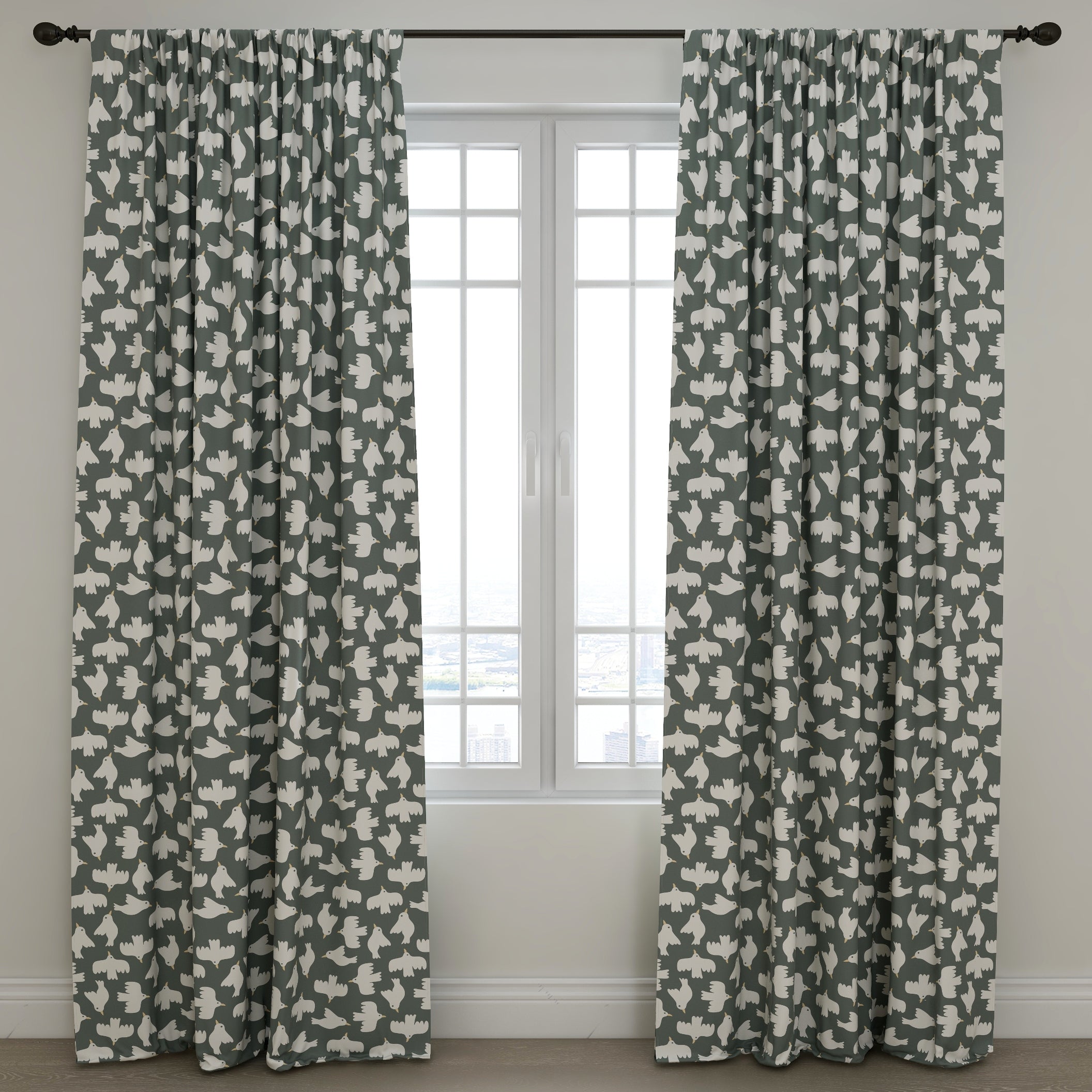 Birds Kids & Nursery Blackout Curtains - Winging It