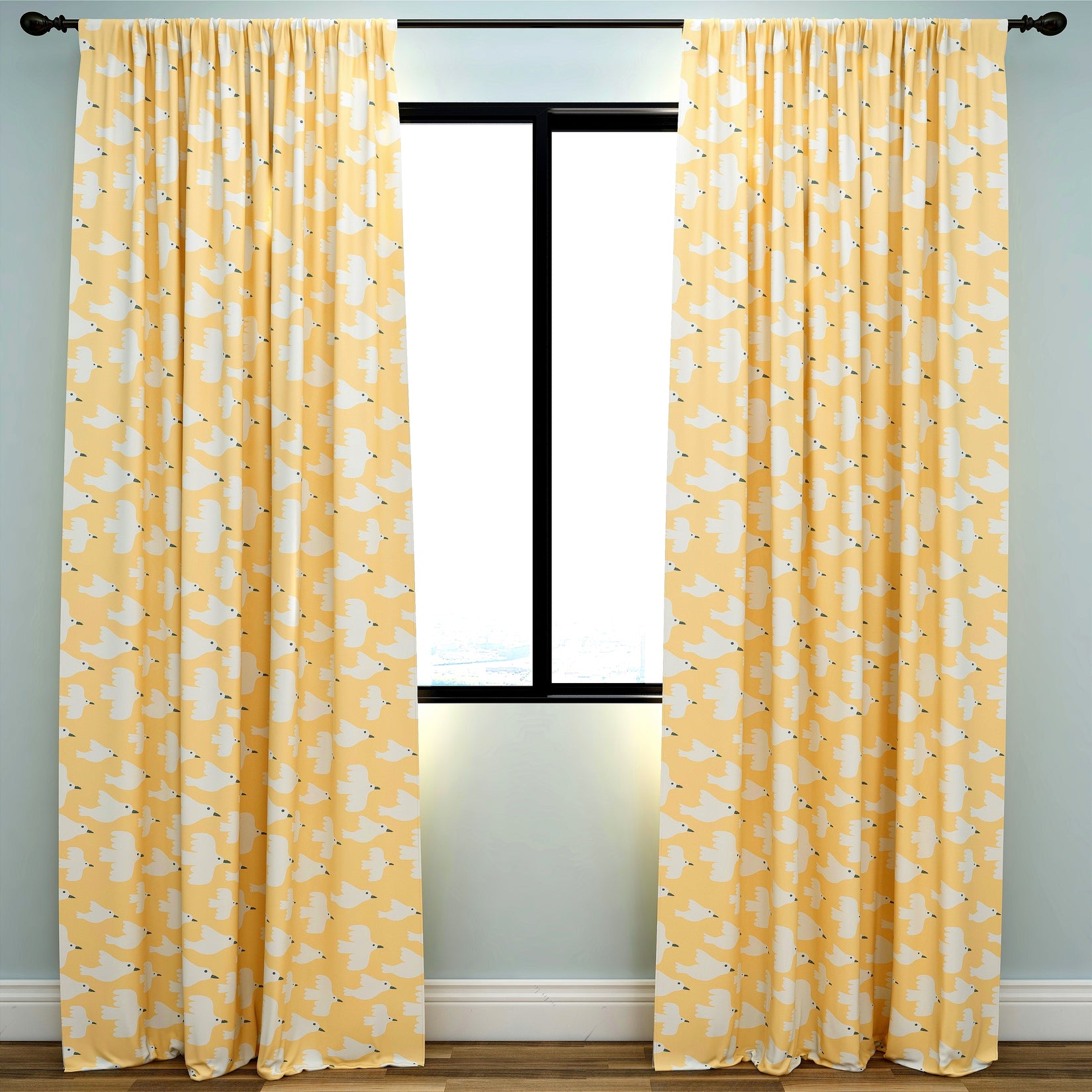 Birds Kids & Nursery Blackout Curtains - Freedom Fliers