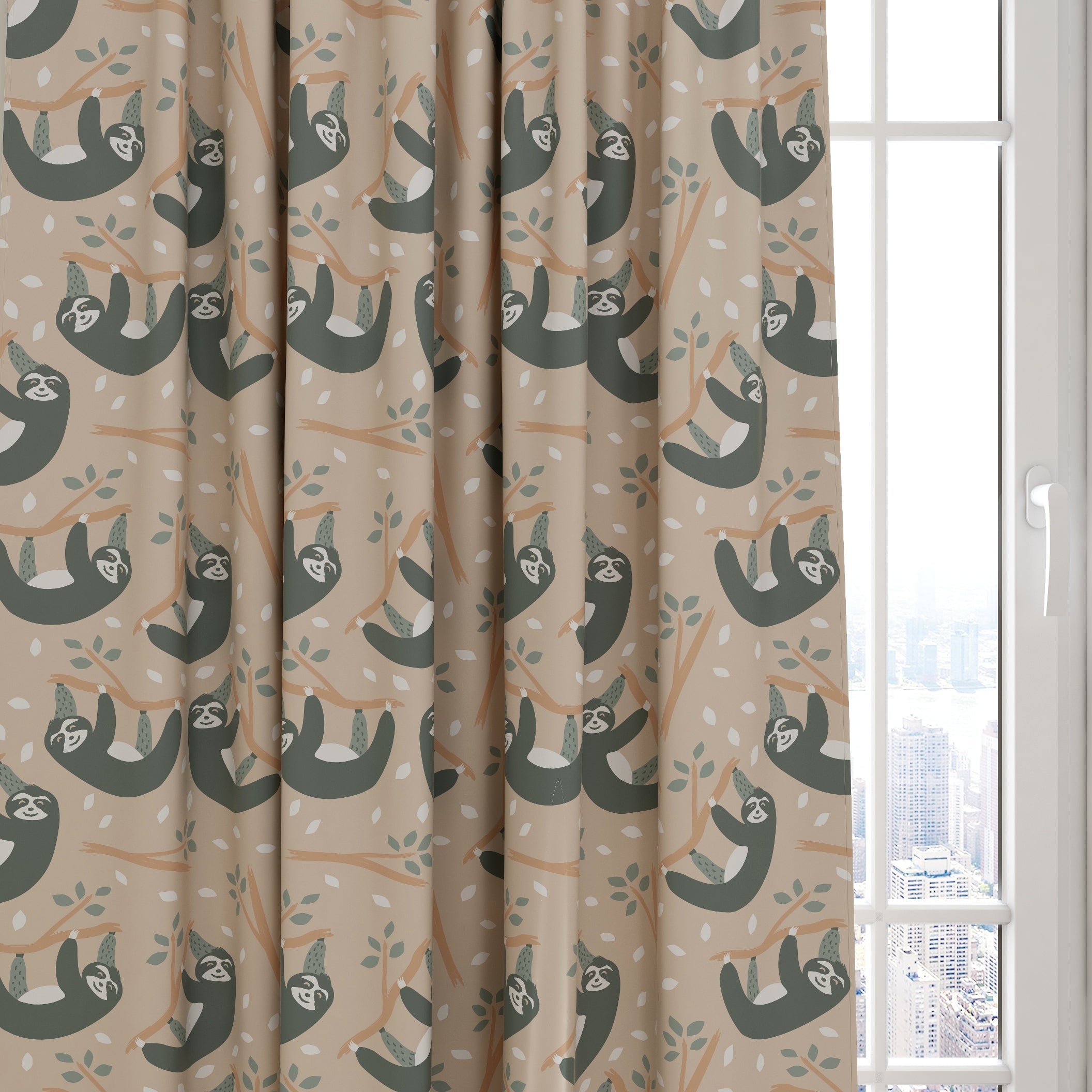 Animals Kids & Nursery Blackout Curtains - Slow Pace