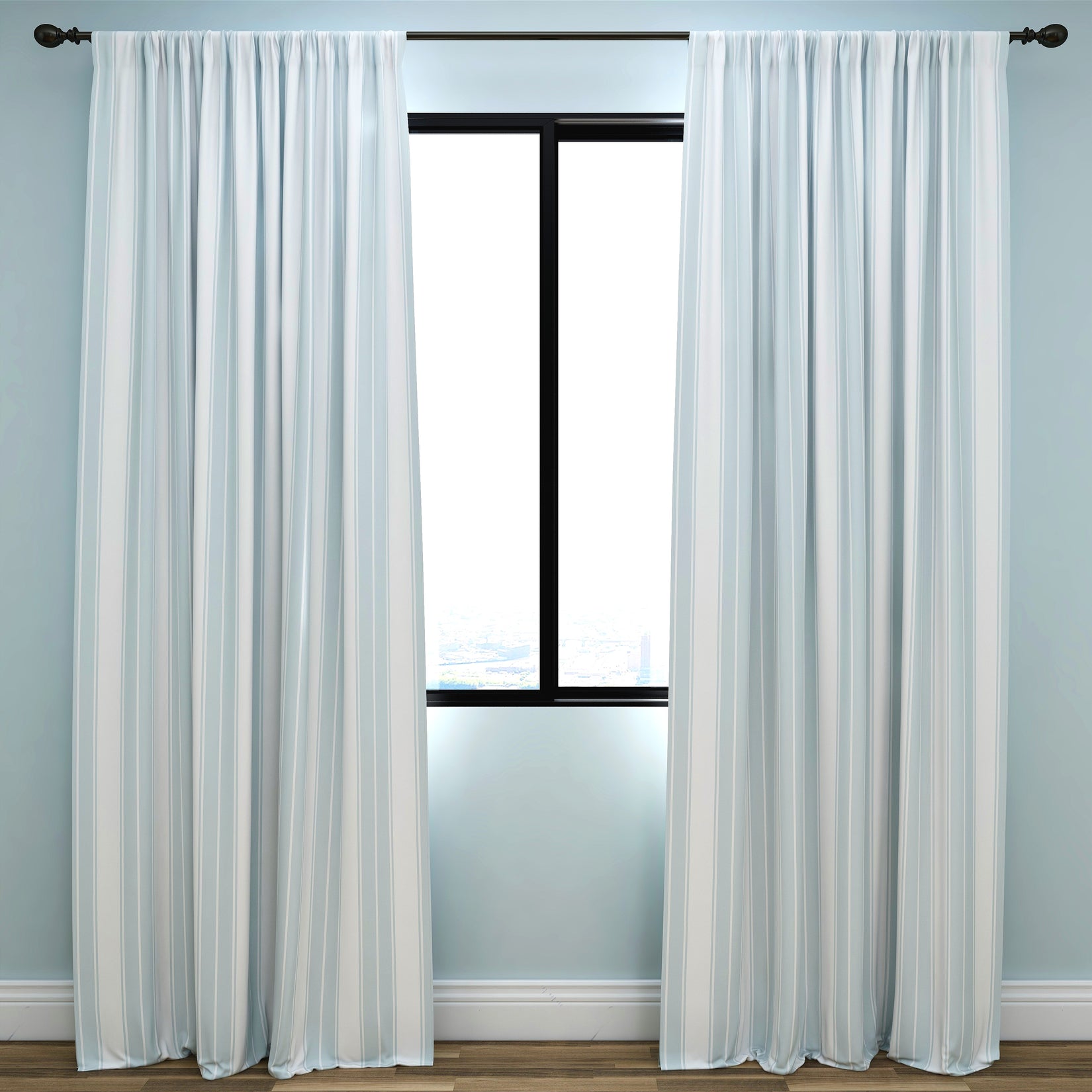 Kids & Nursery Blackout Curtains - Sky Stripes