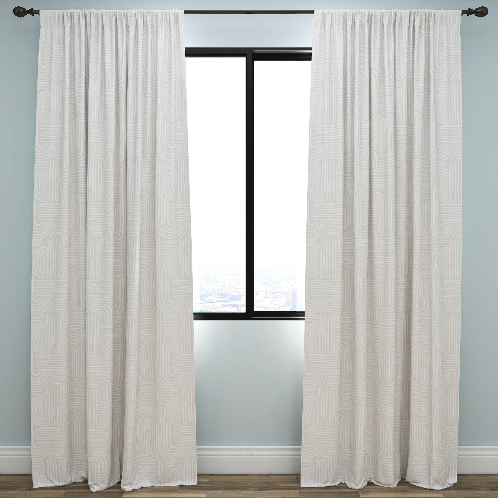 Kids & Nursery Blackout Curtains - Lines and Loops