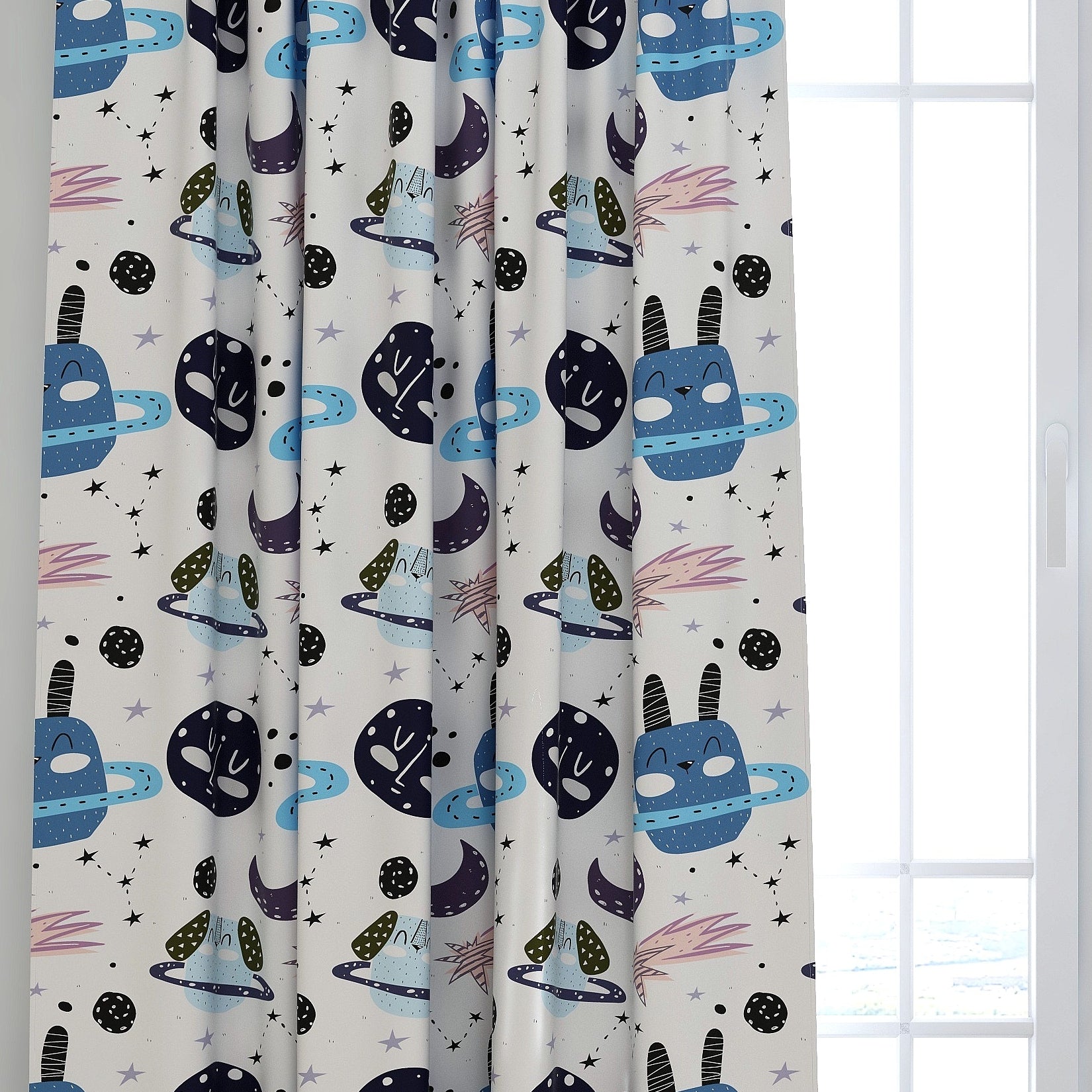 Space Kids & Nursery Blackout Curtains - Intergalaxies