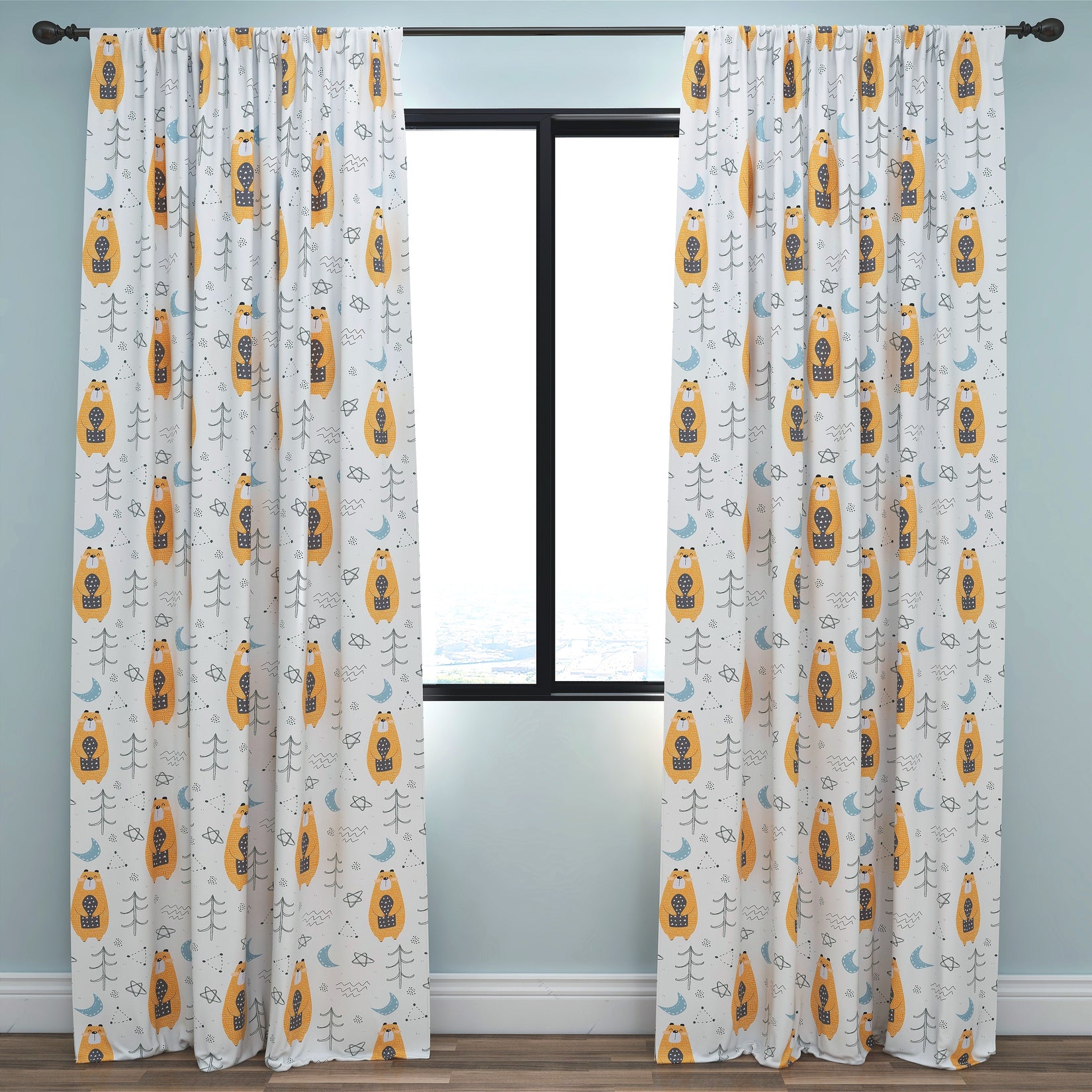 Bear Kids & Nursery Blackout Curtains - Unbearable Cuties