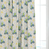 Dinosaur Kids & Nursery Blackout Curtains - Bumps and Cars