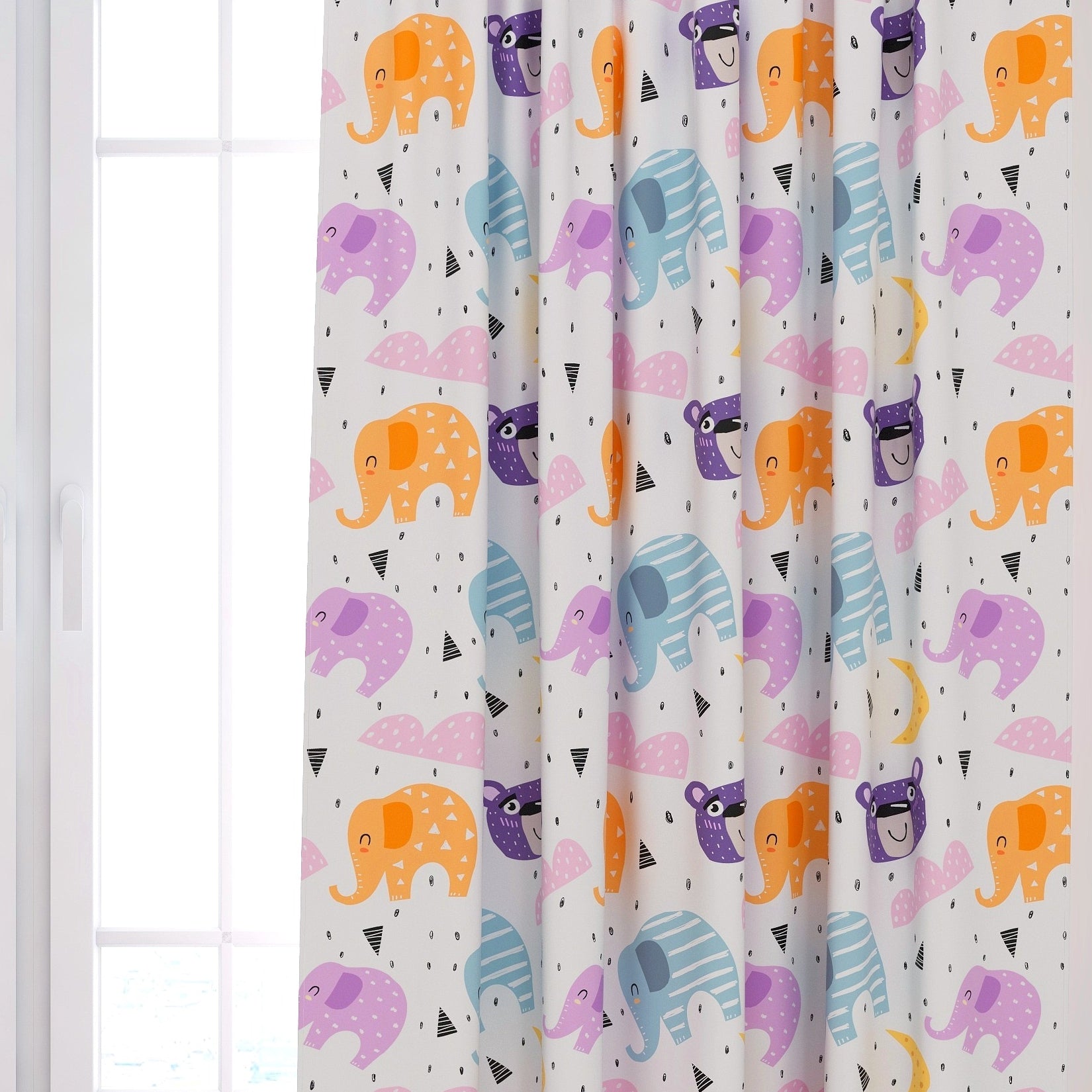 Animals Kids & Nursery Blackout Curtains - Blazing Wildlife