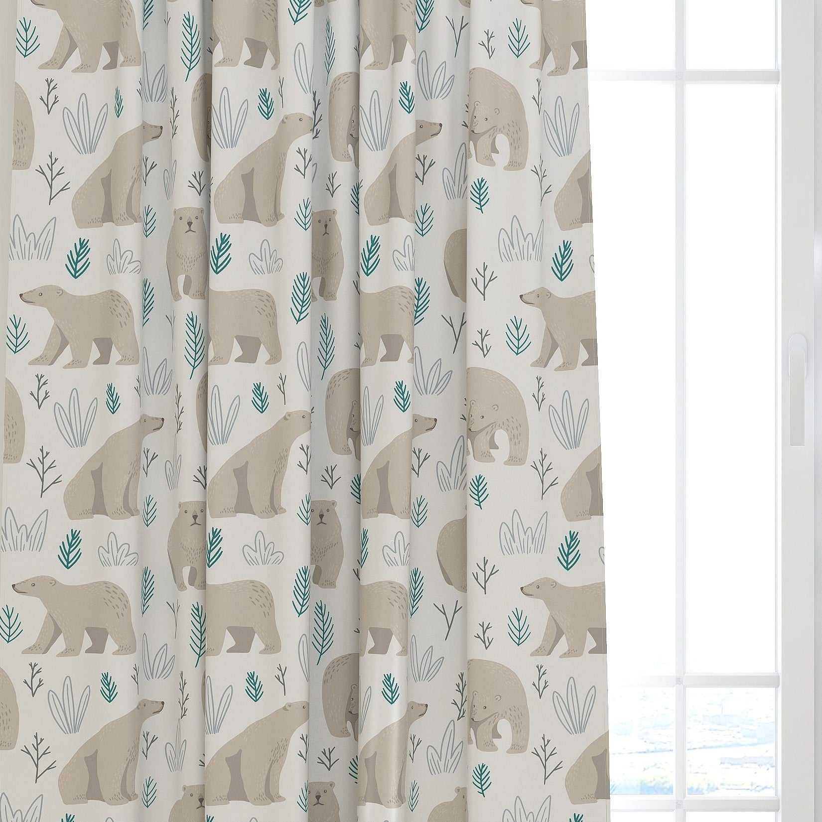 Bear Kids & Nursery Blackout Curtains - Bear Directions