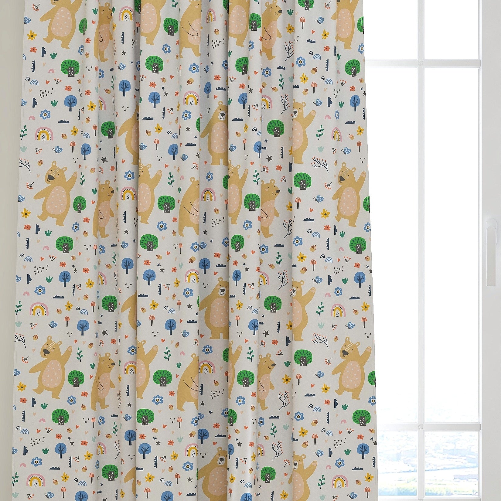 Bear Kids & Nursery Blackout Curtains - Bear Hands