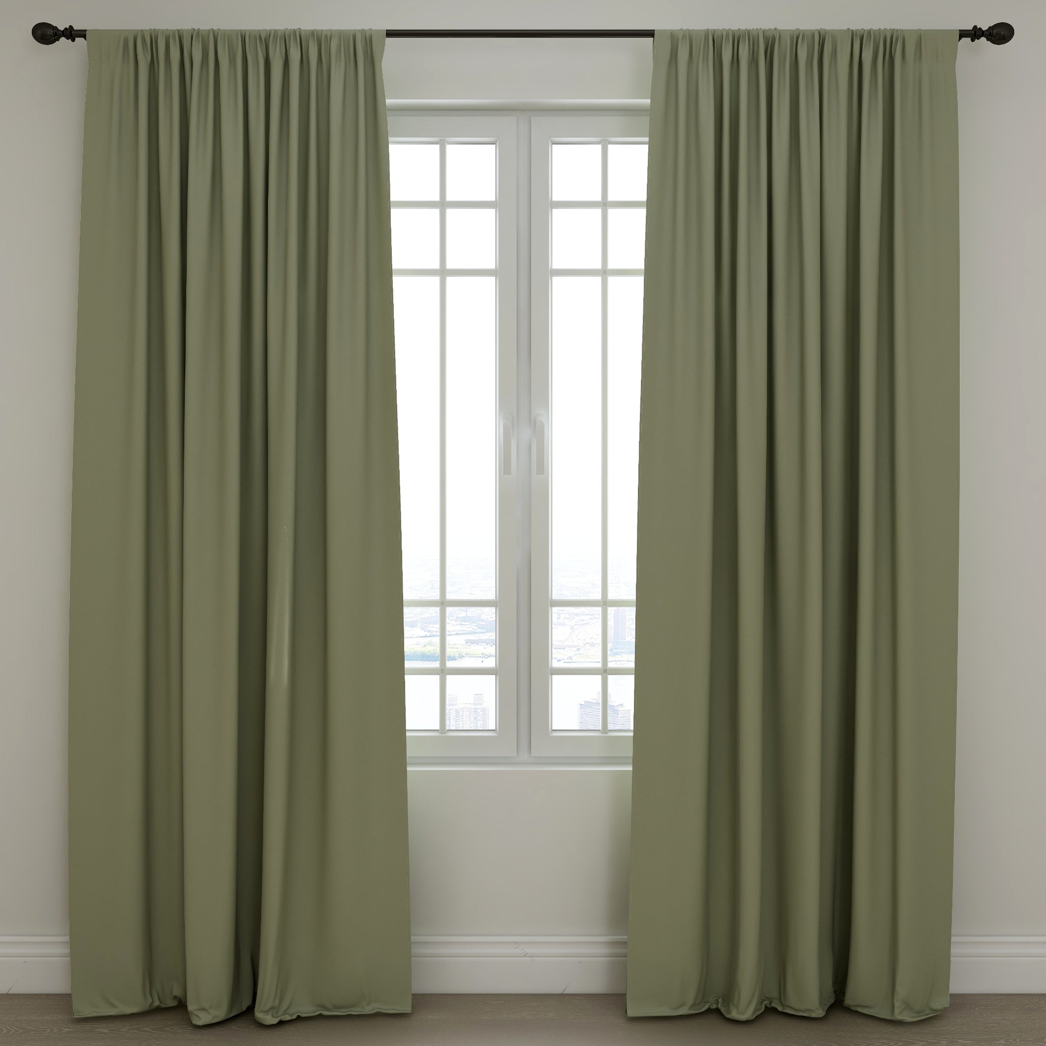 Kids & Nursery Blackout Curtains - Warm Green