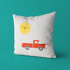 Car Throw Pillows | Set of 3 | Collection: Power Nap Station | For Nurseries & Kid's Rooms