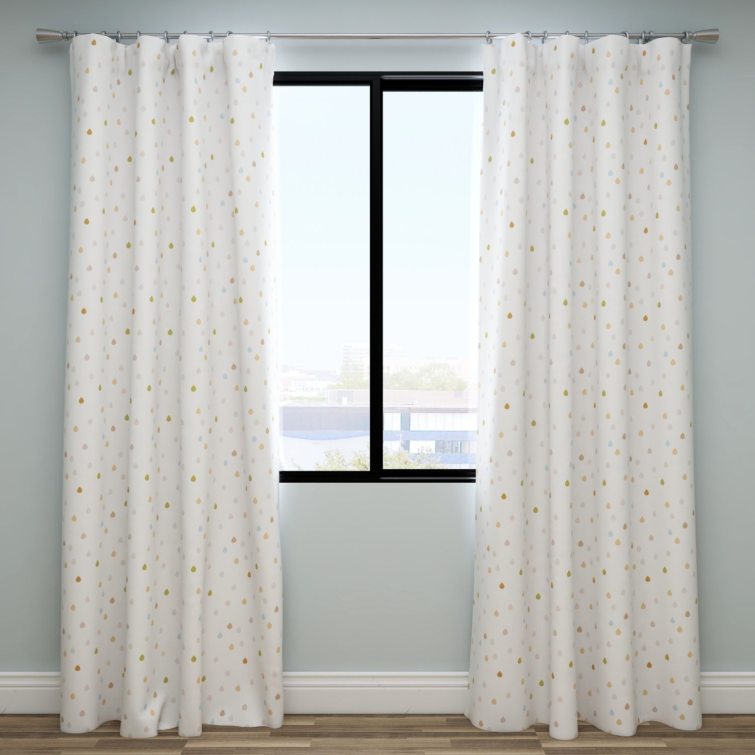 Drops Kids & Nursery Blackout Curtains - Cloud Drops