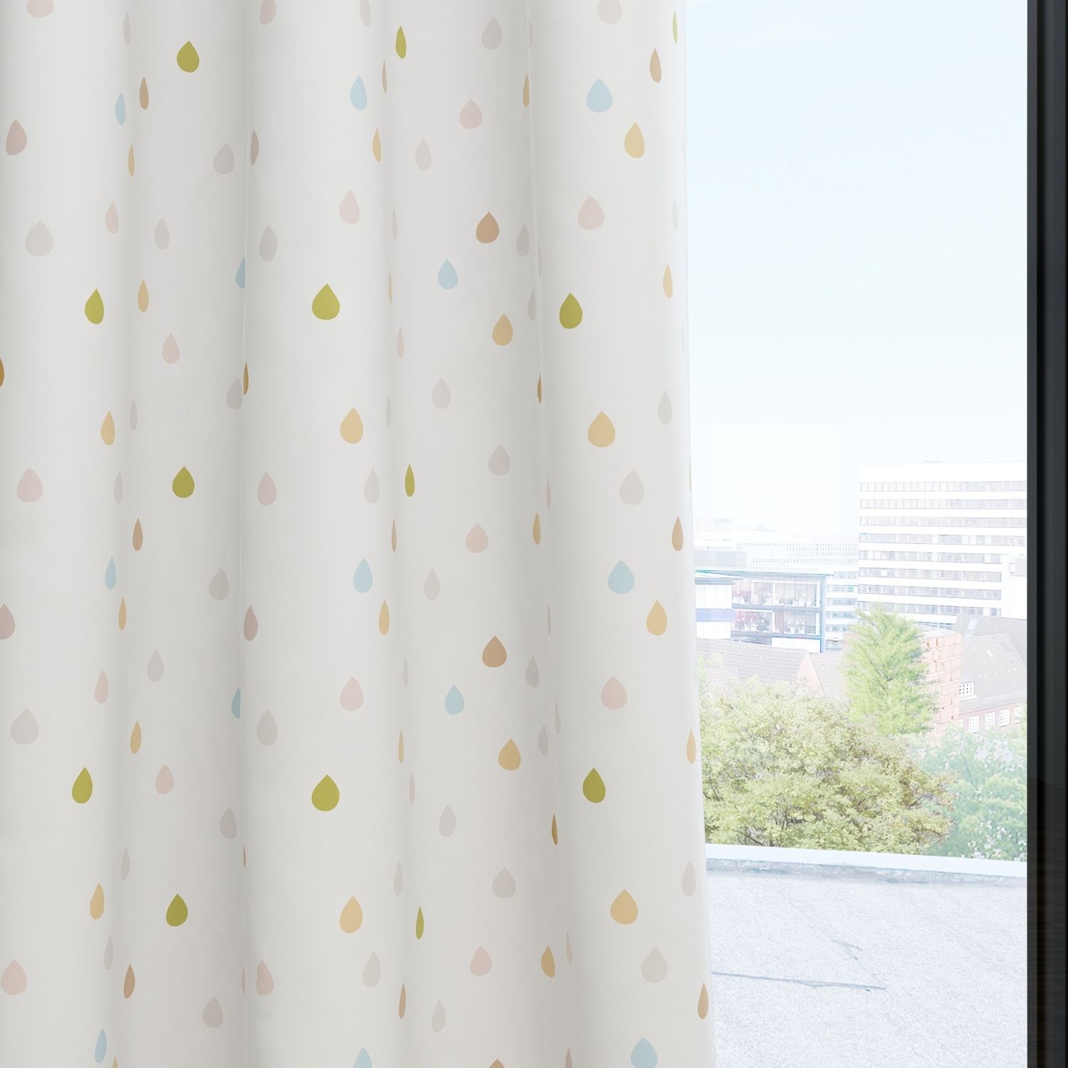 Drops Kids & Nursery Blackout Curtains - Cloud Drops