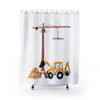 Constructions Kids' Shower Curtains - Hey DIGgity!