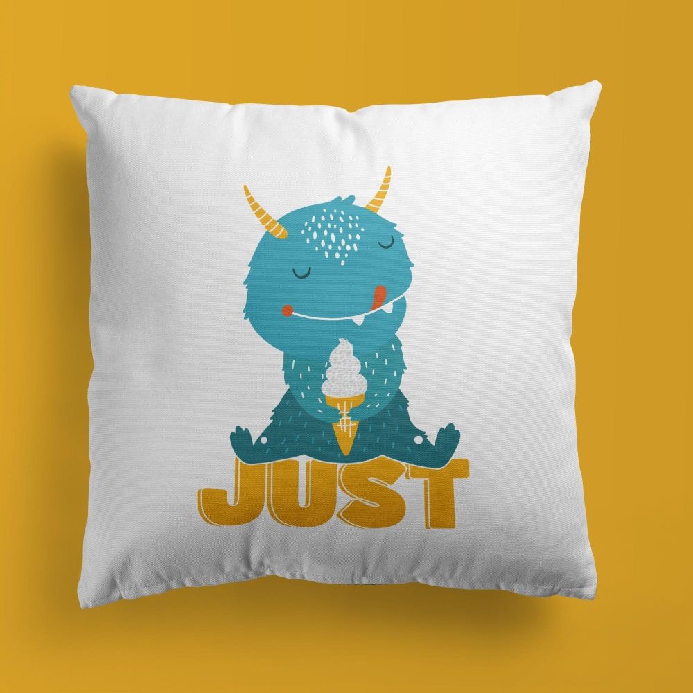 Monster Throw Pillows | Set of 3 | Cute And Scary | For Nurseries & Kid's Rooms