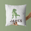 Personalized Dinosaur Throw Pillows | Set of 2 | Collection: A Roar Party | For Nurseries & Kid's Rooms