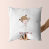 Personalized Ballerina Throw Pillows | Set of 2 | Collection: After the Dance | For Nurseries & Kid's Rooms