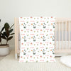 Personalized Floral Name Blanket for Babies & Kids - Lush Garden