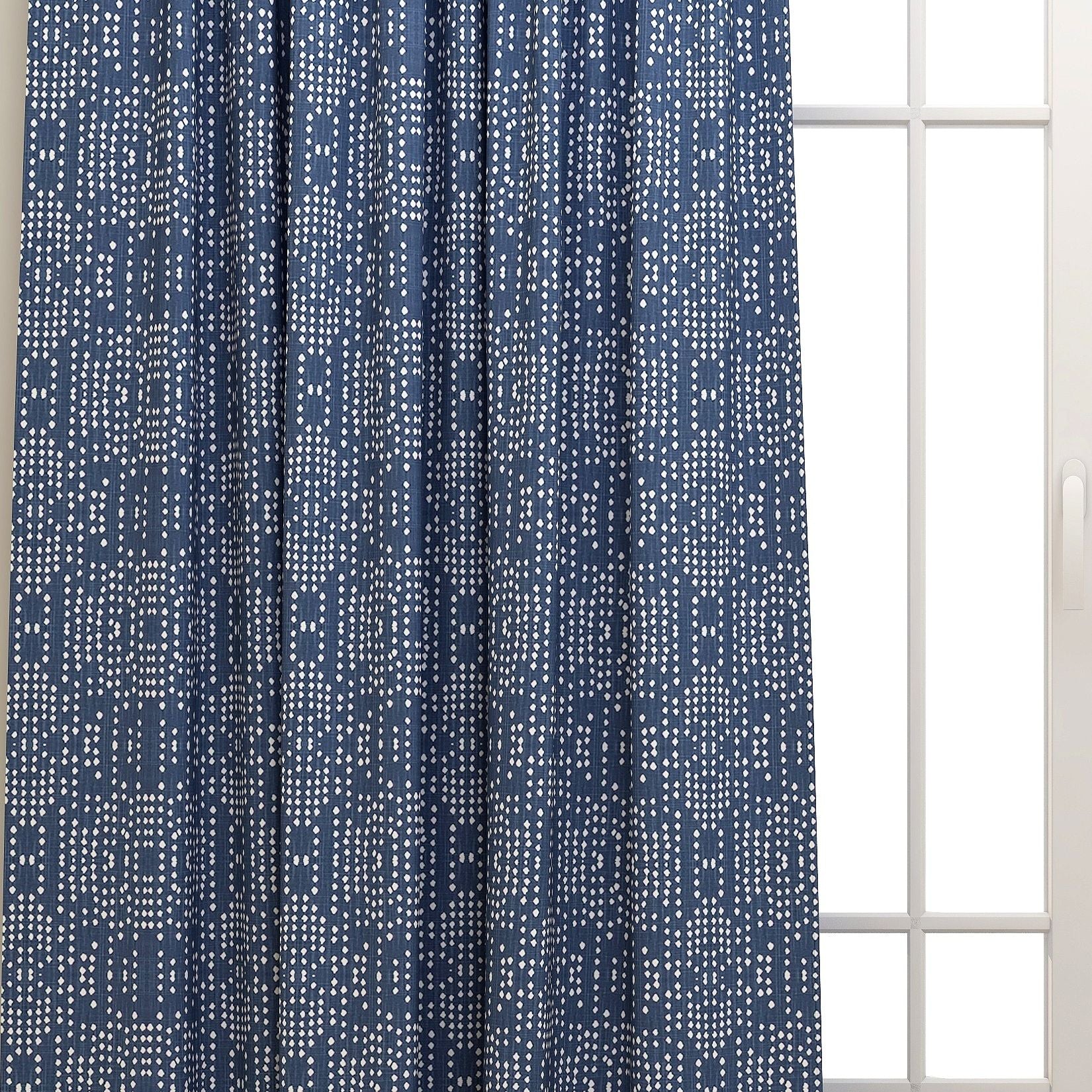 Destiny Denim Luxe Kids Curtains