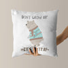 Bear Throw Pillow For Nurseries & Kid's Rooms - Bear Trap