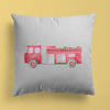 Firefighter Throw Pillows | Set of 3 | Collection: Fire Brigade | For Nurseries & Kid's Rooms