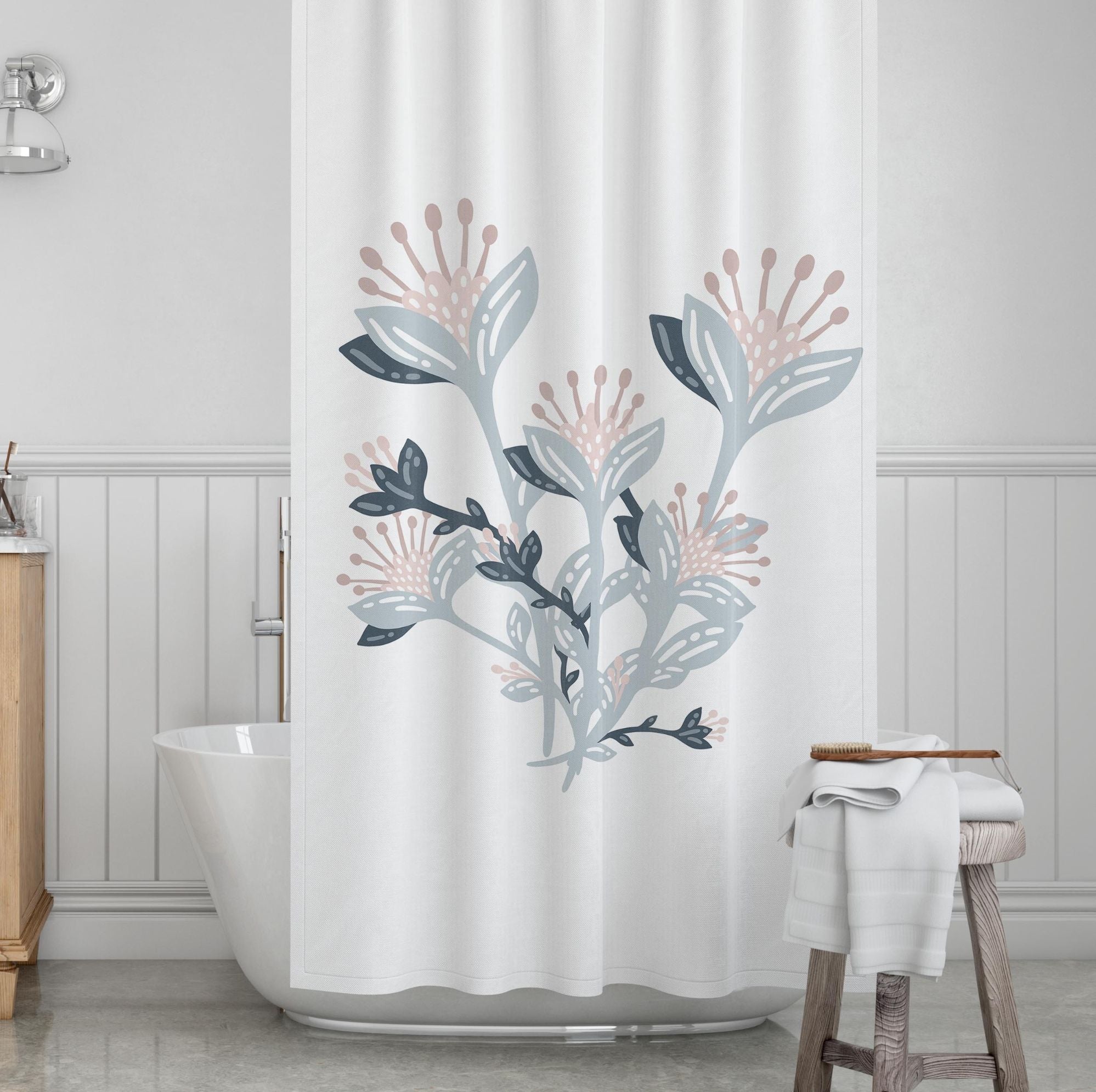 Floral Kids' Shower Curtains - Rustic Florals