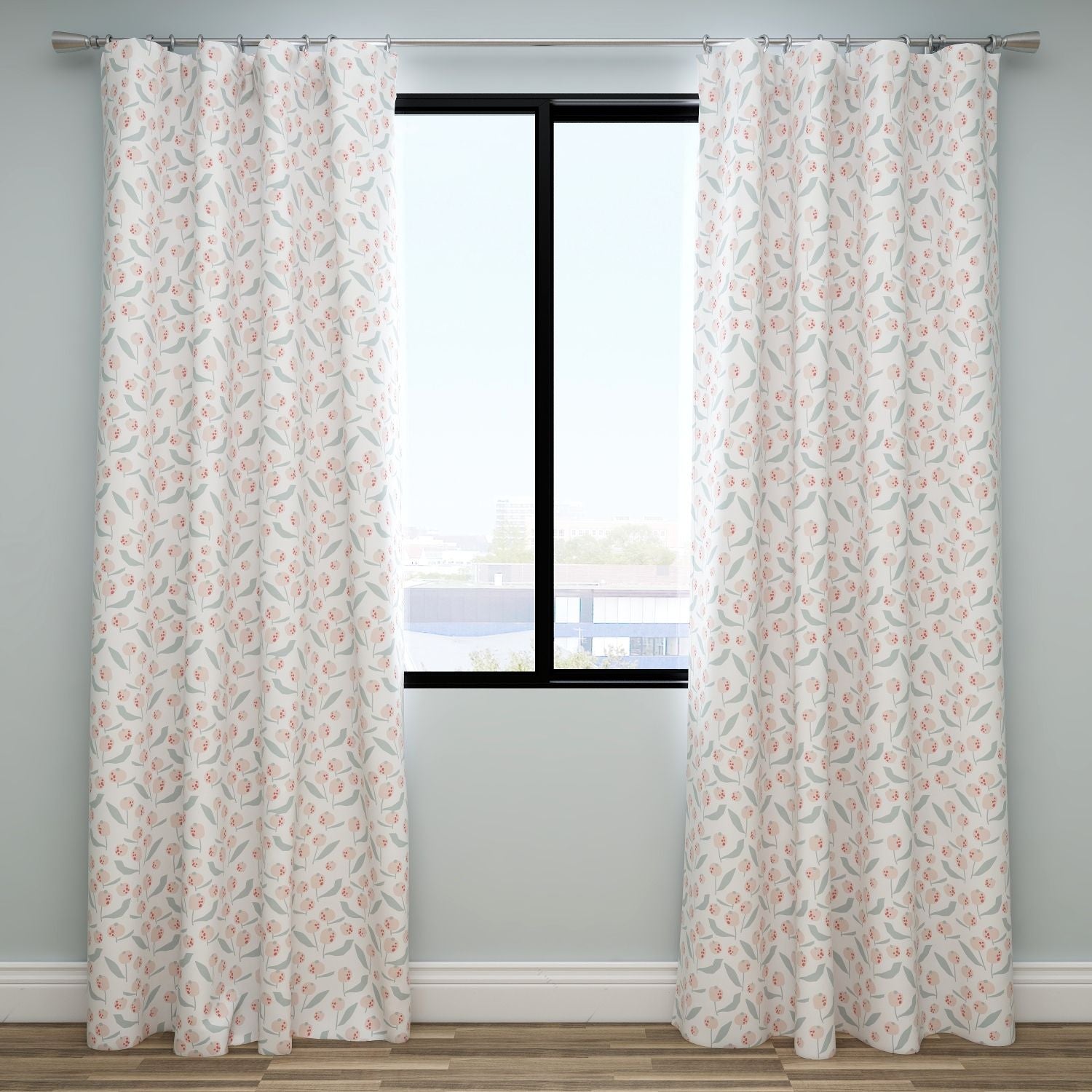 Floral Kids & Nursery Blackout Curtains - Flower Bed