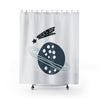 Space Kids' Shower Curtains - Galaxy Star-ries