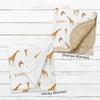 Personalized Giraffe Name Blanket for Babies & Kids - Your High-Necks