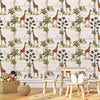 Giraffe Themed Nursery Wallpaper and Kids Room Wallpaper - Giraffe’s Paradise