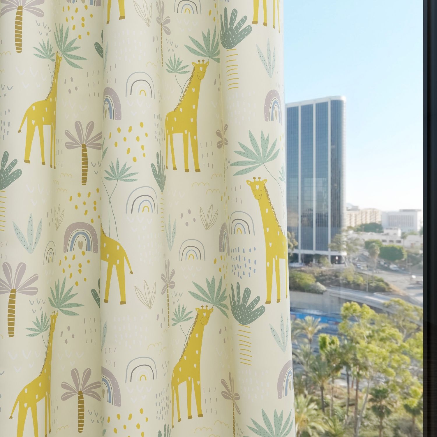 Giraffe Kids & Nursery Blackout Curtains - Long Necks