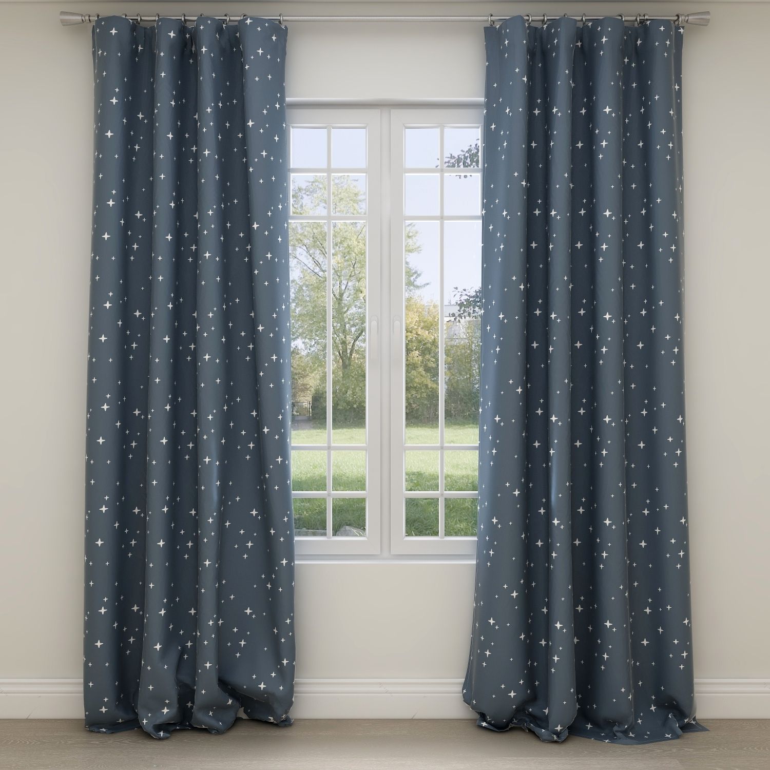 Stars Kids & Nursery Blackout Curtains - Glitter Burst